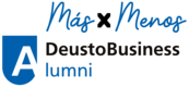 Logo del Más x Menos Deusto Business Alumni. Ir a la página de inicio.
